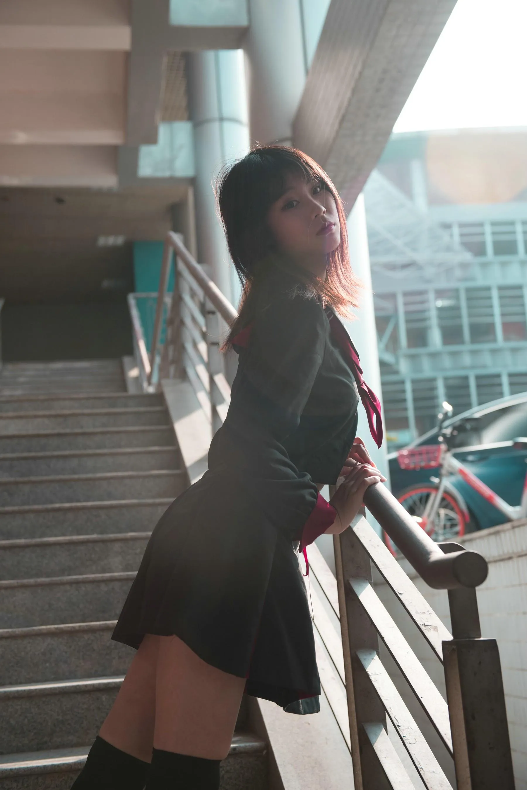 [魔镜街拍] NO.141 活力美术生JK美少女 [288P]插图8
